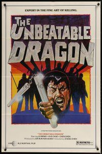 3x902 UNBEATABLE DRAGON 1sh '78 martial arts, Lo Meng is an expert in the fine art of killing!