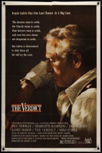3x918 VERDICT 1sh '82 lawyer Paul Newman has one last chance, written by David Mamet!