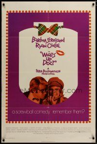 3x951 WHAT'S UP DOC 1sh '72 Barbra Streisand, Ryan O'Neal, directed by Peter Bogdanovich!