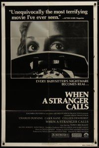 3x952 WHEN A STRANGER CALLS 1sh '79 every babysitter's nightmare becomes real!