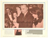 3y479 FOUR DAYS IN NOVEMBER LC #5 '64 Jackie Kennedy watches Lyndon Johnson sworn into office!