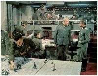 3y752 PATTON color 10.75x13.875 still '70 World War II Nazi soldiers in control room!