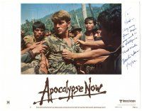 3y004 APOCALYPSE NOW signed LC #8 '79 by Martin Sheen, who's being accosted by Cambodians!