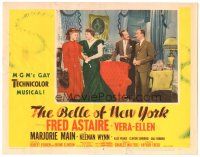 3y311 BELLE OF NEW YORK LC #2 '52 Fred Astaire with sexy Vera-Ellen and Marjorie Main!