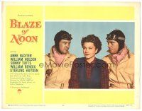 3y323 BLAZE OF NOON LC #8 R58 circus stunt pilot William Holden, Anne Baxter & Sterling Hayden!