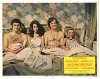 3y328 BOB & CAROL & TED & ALICE LC #3 '69 Natalie Wood, Gould, Dyan Cannon & Robert Culp in bed!