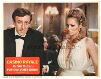 3y350 CASINO ROYALE LC #7 '67 c/u of Peter Sellers as fake James Bond with sexy Ursula Andress!