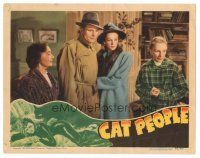 3y353 CAT PEOPLE LC '42 Jacques Tourneur, close up of Kent Smith, Jane Randolph & two women!