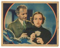 3y356 CHAINED LC '34 great close up of Otto Kruger standing by mesmerized pretty Joan Crawford!