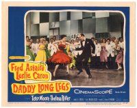 3y391 DADDY LONG LEGS LC #3 '55 Fred Astaire in formal wear dancing with Leslie Caron!