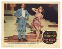 3y074 DOWN TO EARTH LC #3 '46 great full-length image of Larry Parks & sexy Adele Jergens!
