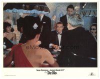 3y421 DR. NO LC R84 close up of Sean Connery as James Bond in tux gambling at baccarat in casino!