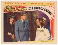 3y435 ELLERY QUEEN & THE PERFECT CRIME LC '41 Ralph Bellamy, Margaret Lindsay, Honorable Wu & monkey