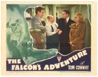 3y458 FALCON'S ADVENTURE LC #8 '46 detective Tom Conway, Edward Brophy, Myrna Dell, Steve Brodie!