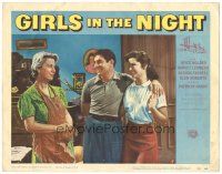 3y502 GIRLS IN THE NIGHT LC #4 '53 Glenda Farrell with bad girl Joyce Holden & Harvey Lembeck!