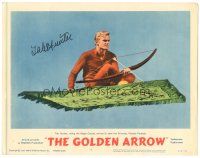3y013 GOLDEN ARROW signed LC #8 '63 by Tab Hunter, who's riding the magic carpet to save Princess!