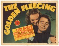 3y003 GOLDEN FLEECING signed TC '40 by Lew Ayres, screwball life insurance comedy!