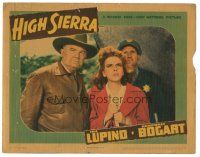 3y054 HIGH SIERRA LC '41 close up of Ida Lupino with cop looking up at climax of the movie!