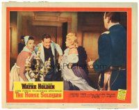 3y548 HORSE SOLDIERS LC #8 '59 John Wayne & William Holden w/ Althea Gibson & Towers, John Ford!