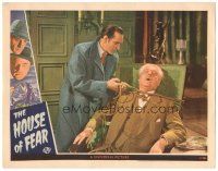 3y554 HOUSE OF FEAR LC '44 Basil Rathbone as Sherlock Holmes frees Nigel Bruce as Dr. Watson!