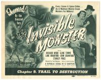 3y153 INVISIBLE MONSTER chapter 9 TC '50 Manhattan crook murders for millions, Trail to Destruction