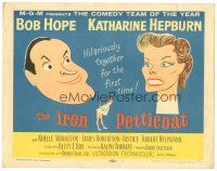 3y154 IRON PETTICOAT TC '56 Bob Hope & Katharine Hepburn hilarious together!