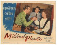 3y081 MILDRED PIERCE LC '45 Joan Crawford, Zachary Scott & Jack Carson toast their success!