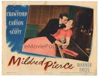 3y082 MILDRED PIERCE LC '45 Zachary Scott kisses much younger surprised Ann Blyth at bar!
