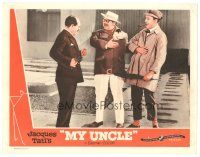 3y690 MON ONCLE LC '58 French Jacques Tati as My Uncle, Mr. Hulot!
