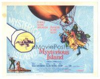 3y185 MYSTERIOUS ISLAND TC '61 Ray Harryhausen, Jules Verne sci-fi adventure!