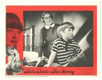 3y709 NANNY LC #2 '65 c/u of creepy Bette Davis & young William Dix, Hammer horror!