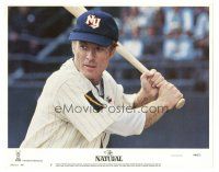 3y710 NATURAL LC #7 '84 best close up of baseball player Robert Redford up to bat!