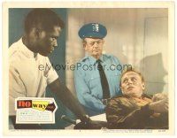 3y722 NO WAY OUT LC #4 '50 wounded Richard Widmark learns that SIdney Poitier can save him!
