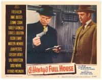 3y725 O HENRY'S FULL HOUSE LC #6 '52 Richard Widmark & Dale Robertson close up!