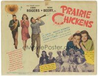 3y198 PRAIRIE CHICKENS TC '42 Jimmy Rogers, Noah Beery Jr. & lots of sexy college girls!