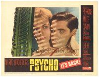 3y774 PSYCHO LC #1 R65 great close image of Janet Leigh & John Gavin by window with shadows!