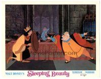 3y850 SLEEPING BEAUTY LC R70 Disney cartoon, wacky image of the King fighting with fish in hand!
