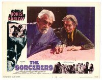 3y863 SORCERERS LC #3 '67 Boris Karloff turns them on & off to live, love, die or KILL!