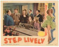 3y874 STEP LIVELY LC '44 young Frank Sinatra, George Murphy, Gloria DeHaven, Eugene Pallette