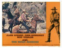 3y923 TRAIN ROBBERS LC #2 '73 cowboys Ben Johnson & John Wayne on horseback!