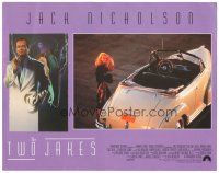 3y931 TWO JAKES LC '90 Rodriguez border art of Jack Nicholson, Meg Tilly by cool car!