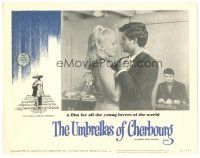 3y934 UMBRELLAS OF CHERBOURG LC #2 '65 sexy Catherine Deneuve dancing, directed by Jacques Demy!