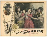 3y974 WITH KIT CARSON OVER THE GREAT DIVIDE LC '25 Marguerite Snow captured by Native Americans!