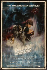 3z280 EMPIRE STRIKES BACK 40x60 '80 Lucas, classic Gone With The Wind style art by Roger Kastel!