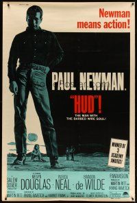 3z298 HUD 40x60 R67 Paul Newman is the man with the barbed wire soul, Martin Ritt classic!