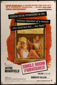 3z336 SINGLE ROOM FURNISHED 40x60 '68 sexy Jayne Mansfield lived her life too full & too fast!