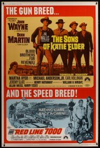 3z339 SONS OF KATIE ELDER/RED LINE 7000 40x60 '68 John Wayne, gun breed... and speed breed!