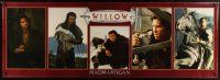 3z203 WILLOW commercial poster '88 George Lucas & Ron Howard, different portraits of Val Kilmer!