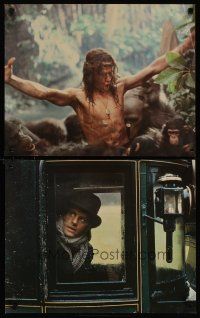 3z127 GREYSTOKE set of 4 16x20 stills '83 Christopher Lambert as Tarzan, Lord of the Apes!