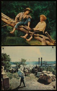 3z141 TOM SAWYER 3 color 16x20 stills'73 Whitaker & young Jodie Foster in Mark Twain's classic story